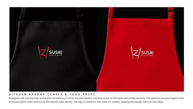 IZI Sushi — Staff uniforms
