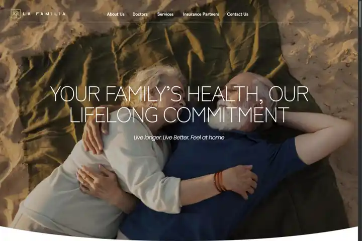 La Familia Medical Center website — homepage